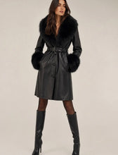 Load image into Gallery viewer, Luxe long faux fur coat
