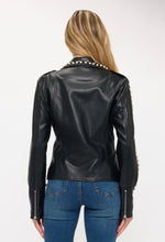 Load image into Gallery viewer, Studded moto jacket
