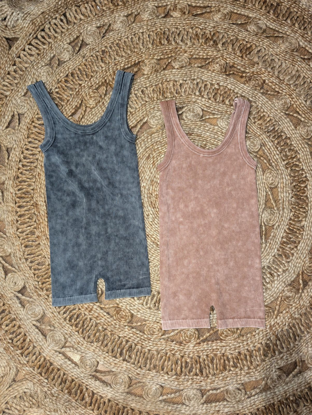 Ribbed romper