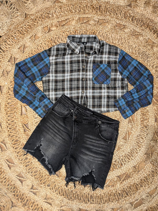 Cropped flannel