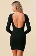 Load image into Gallery viewer, Open back ribbed dress
