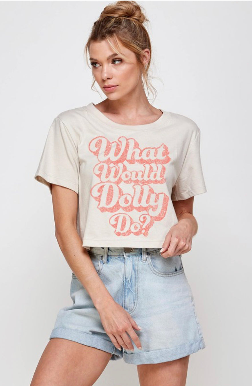 What would dolly do cropped tshirt
