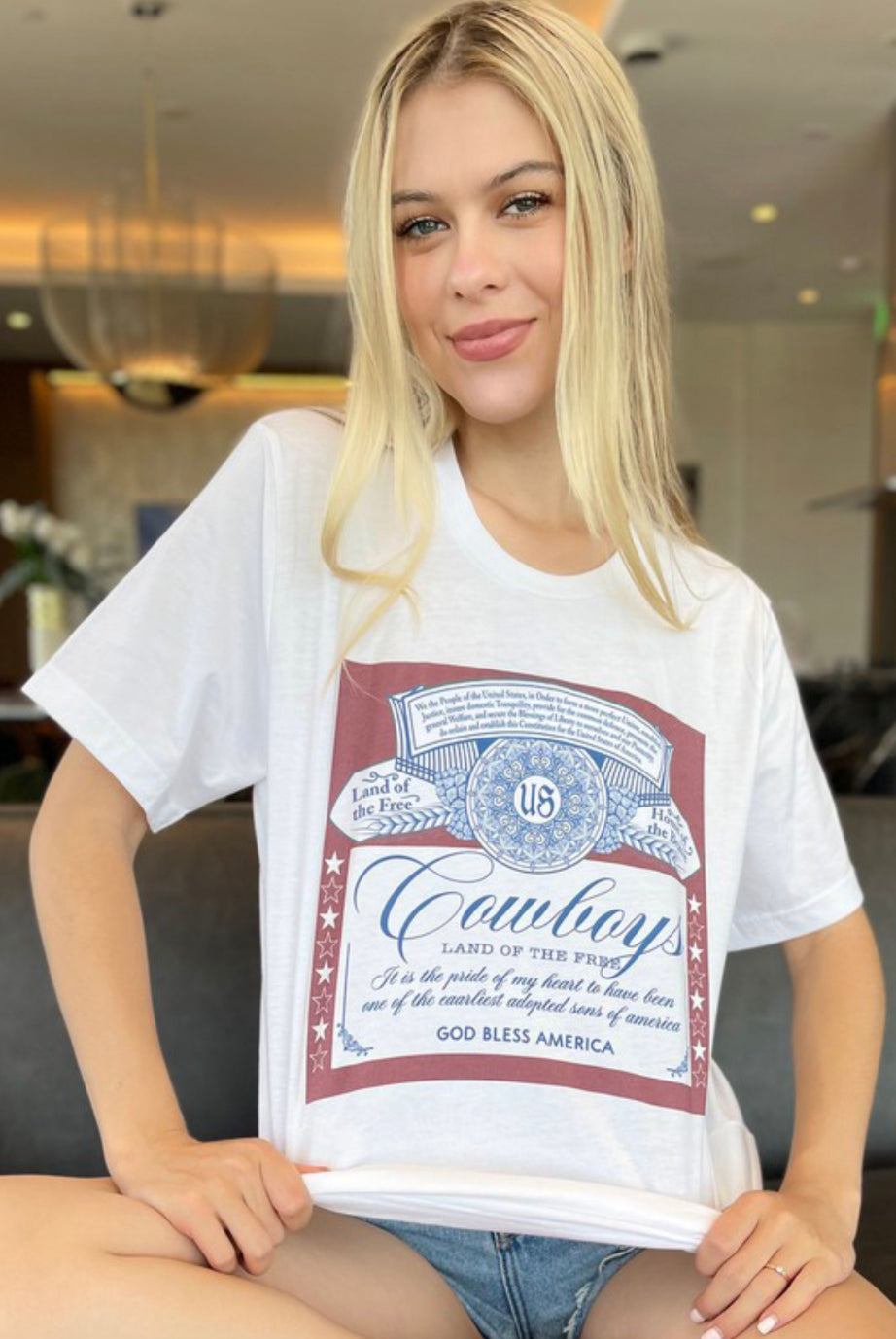 Cowboys Budweiser tee