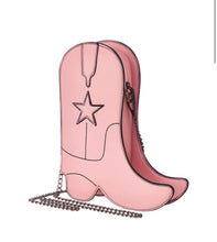 Load image into Gallery viewer, Cowboot purse
