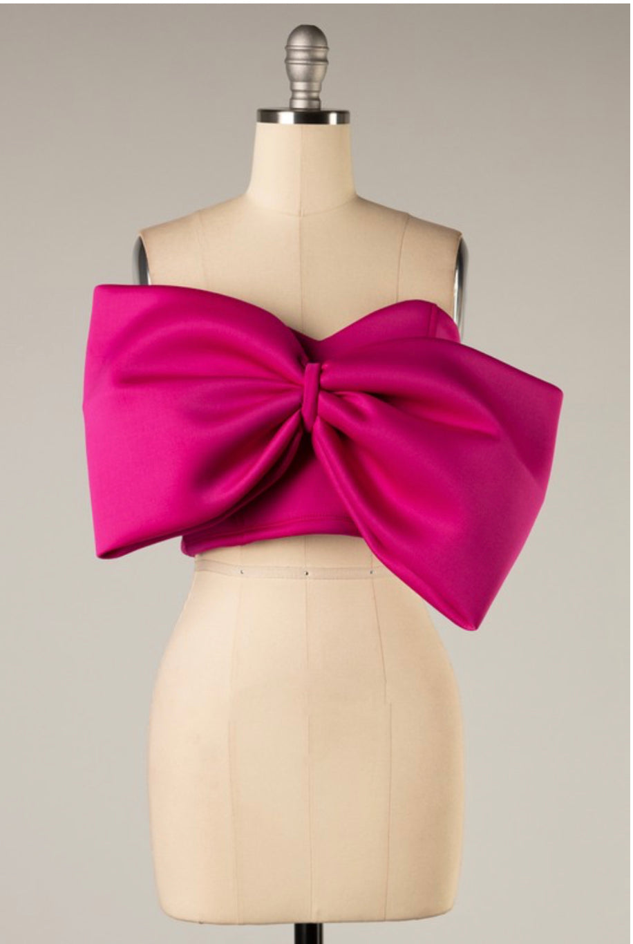 Cropped Bow Top