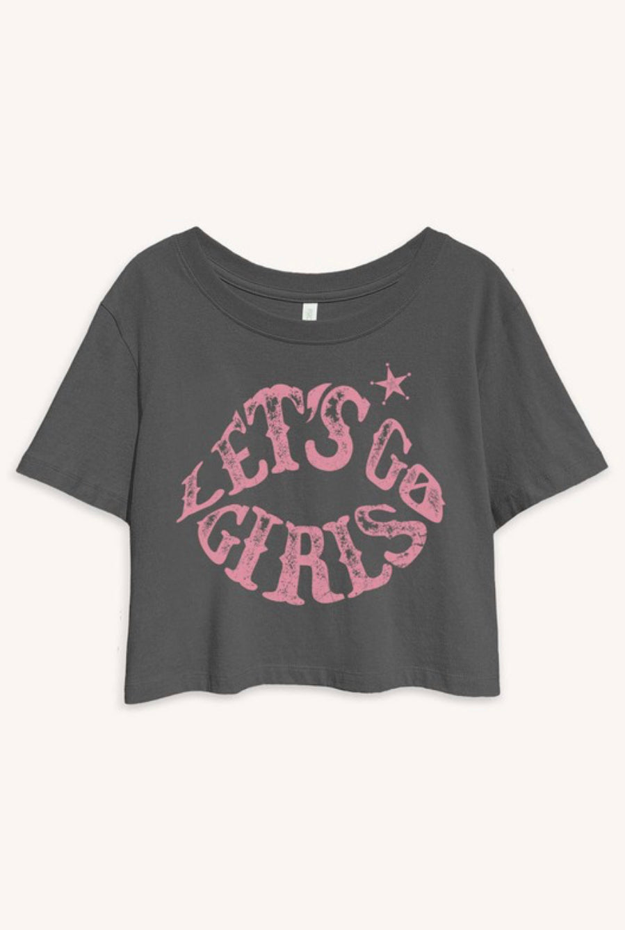 Let’s Go Girls cropped tshirt